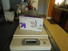 dryer sheet box