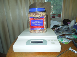 mixed nuts jar